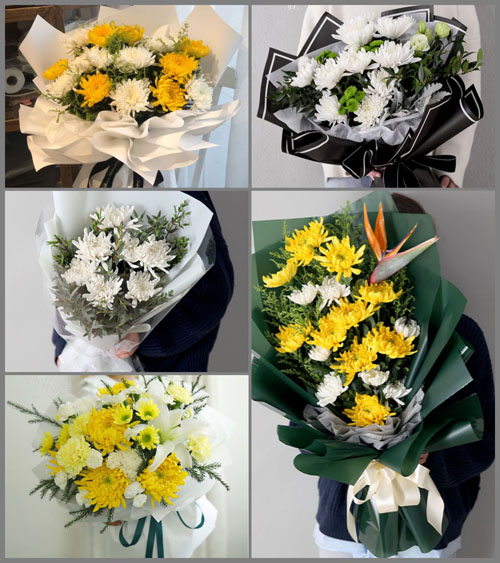贵州毕节市大方县达溪镇新店村白事花束代送